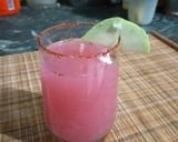 A picture of step 7 of Pomo guava mocktail.
