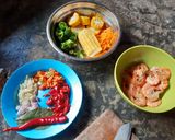 Foto langkah ke 6 dari resep Udang Sayur Asam Manis.