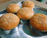 Foto langkah ke 6 dari resep Roti Burger tanpa telur.