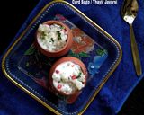 A picture of step 5 of Curd Sago / Thayir Javarsi.