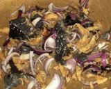 A picture of step 4 of Dried fish spaghetti.