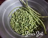 A picture of step 1 of Cowpeas or Long Beans Sabzi.