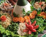 Foto langkah ke 7 dari resep Tumpeng nasi uduk ala kadarnya....❤️❤️❤️.