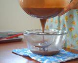 A picture of step 8 of Chocolate Creme Caramel (Chocolate Custard Pudding).