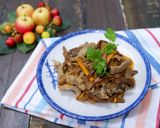 Hình bước làm 6 của món Măng Khô Xào Thịt Heo
