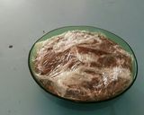 Foto langkah ke 19 dari resep Dome Chocolate Cake with Milk Cream.