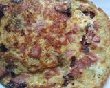 A picture of step 6 of Fried Eggs with brawn & cheese.