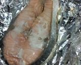 A picture of step 1 of Creamy Lemon Baked Salmon.