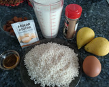 Foto del paso 1 de la receta: Tarta de arroz y peras a la canela