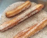 Churros karamell szósszal recept fázis 4 fotója