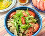 Hình bước làm 4 của món Cá Đuối Om Dưa Chua