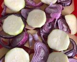 Foto del paso 3 de la receta: Rape con verduras al vapor y gambas marinadas en naranja 🍊