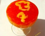A picture of step 10 of Orange Jelly with Vanilla Custard.