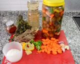 Foto del paso 1 de la receta Aceituna aliñá gordal machacada