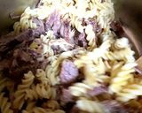 A picture of step 3 of My Lamb Pasta with Yogurt & Mint Sauce. 😍.