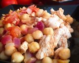 Foto del paso 2 de la receta Garbanzos especiados con pollo