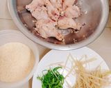 Hình bước làm 1 của món Gà rang muối