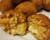 A picture of step 8 of Pumpkin Risotto Supplì.