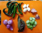 Foto langkah ke 3 dari resep Sayur tahu,kentang,daging santan pedas.