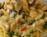 Foto del paso 4 de la receta: Pasta Alfredo con espinacas