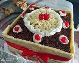 Foto langkah ke 8 dari resep Kue tart brownies kukus.