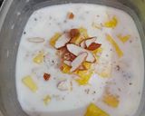 A picture of step 3 of Oats Chia Mango Pudding.