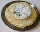 வால்நட் மசாலா சப்பாத்தி ரெசிபி ஸ்டேப் 4 புகைப்படம்