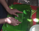 Foto del paso 12 de la receta: Tamal de mole negro en hoja de palma de plátano