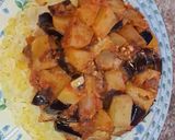 Une image de l'étape 7 de Aubergine 🍆 / pomme de terre 🥔 et riz basmati.