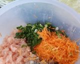 Foto langkah ke 1 dari resep Siomay Udang Ayam Tanpa Tepung.