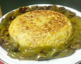 Foto del paso 6 de la receta: Tortilla de patata con cebolla, puerro y pimientos fritos