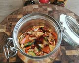 A picture of step 5 of Spicy cabbage, carrot and cucumber pickle.