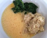 Foto del paso 3 de la receta: Tortilla de espinacas y quinoa
