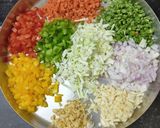 સેઝવાન રાઈસ (Schezwan Rice Recipe In Gujarati) રેસીપી સ્ટેપ1ફોટો