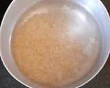 A picture of step 1 of Basanti Pulao.