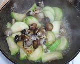 蛤蜊絲瓜（快速家常菜料理）的食譜步驟4照片