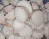 A picture of step 1 of Masala Arbi.