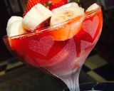صورة لخطوة 4 من وصفة 🍏🍓كوكتيل 🍌🍎🍓