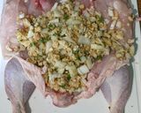 A picture of step 3 of Honey lemon thyme roast chicken.