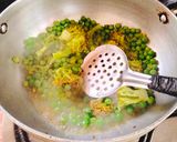 A picture of step 3 of Butter garlic Broccoli with peas 😋(Healthy morning Breakfast).