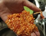Foto langkah ke 6 dari resep Suppli (Bola Risotto yang Digoreng Isi Mozarella khas Italia).