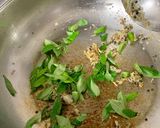 A picture of step 2 of Kadhi with Moong Daal Vadi.