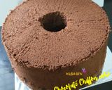 Foto langkah ke 7 dari resep Triple Chocolate Chiffon Cake.
