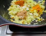 A picture of step 5 of Papaya Tikkis.