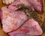 Une image de l'étape 2 de Souris d'Agneau Ails et Panais confits.