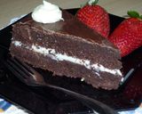 Csokitorta cukor, vaj, liszt nélkül recept fázis 13 fotója