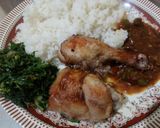 A picture of step 3 of Guinness chicken.