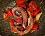 Foto del passaggio 2 della ricetta Polenta bianca con tentacoli di polpo