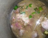 A picture of step 1 of Simple pulao.