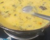 A picture of step 2 of Kadi Pakoda.